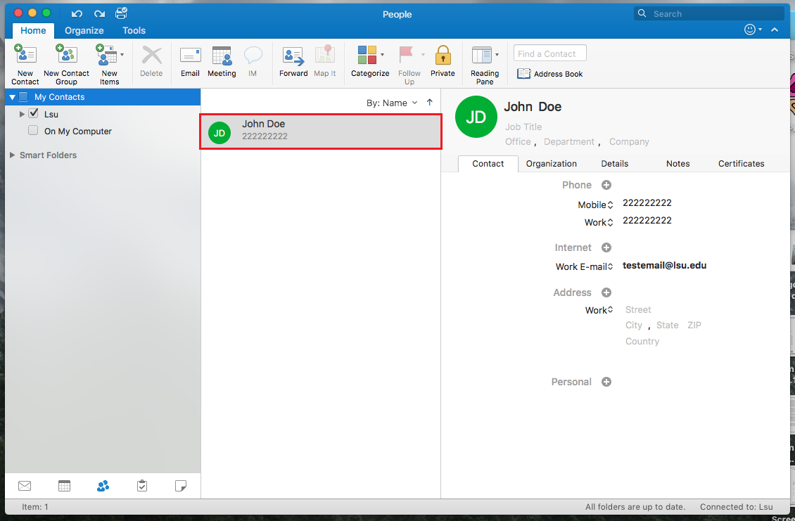 using outlook for mac 2016