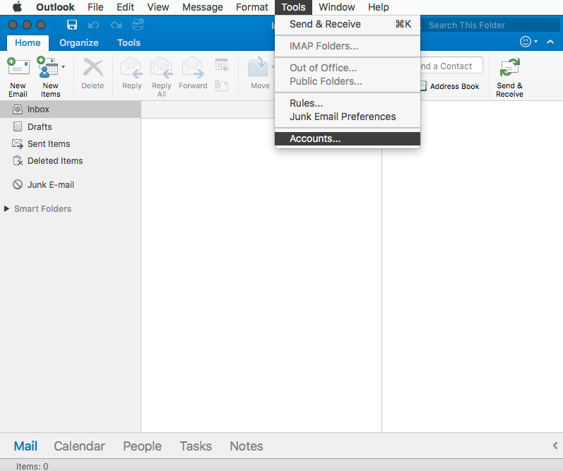 using outlook for mac 2016